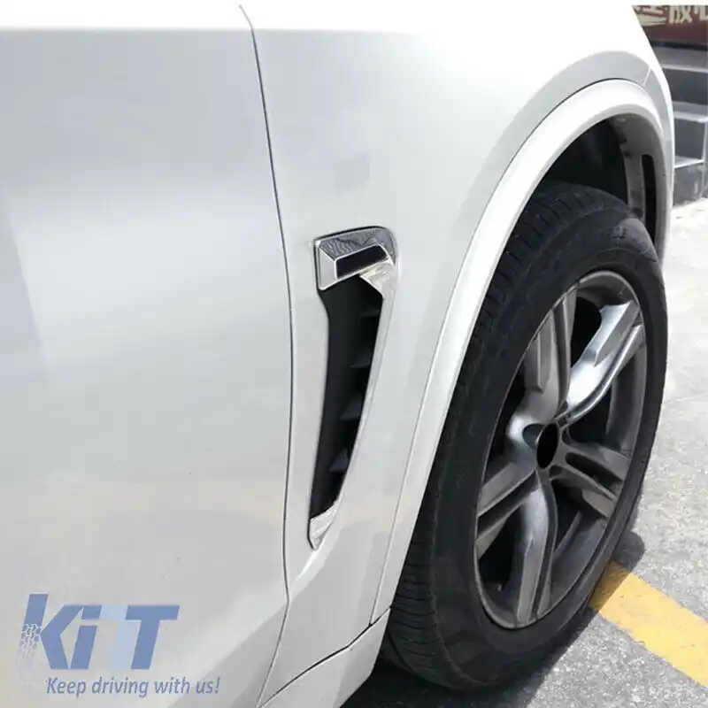 Ventilații laterale pentru BMW X5 F15 13-18 M-Look Crom / Negru 2 buc-image-6295186
