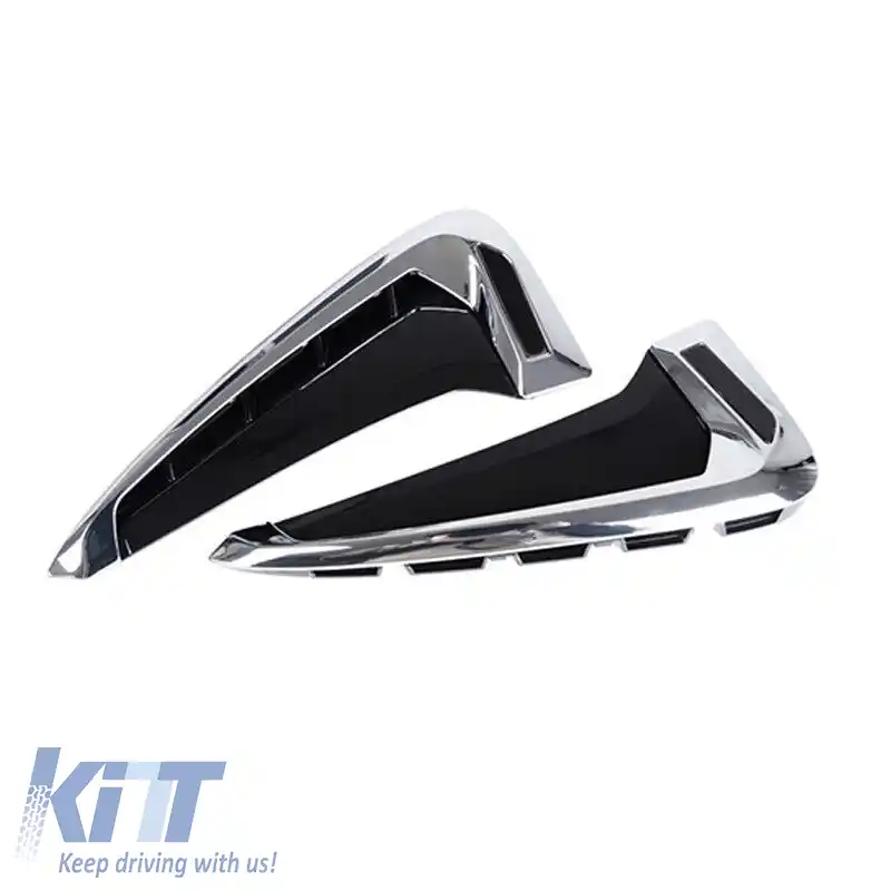 Ventilații laterale pentru BMW X5 F15 13-18 M-Look Crom / Negru 2 buc-image-6295188