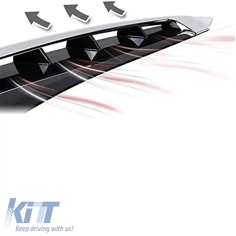 Ventilații laterale pentru BMW X5 F15 13-18 M-Look Crom / Negru 2 buc-image-6295189