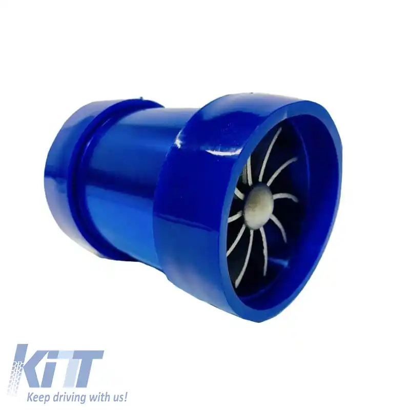 Ventilator Turbo Spiral Super cu Două Ventilatoare Albastre JBR8013/ UT-4044-image-6295693
