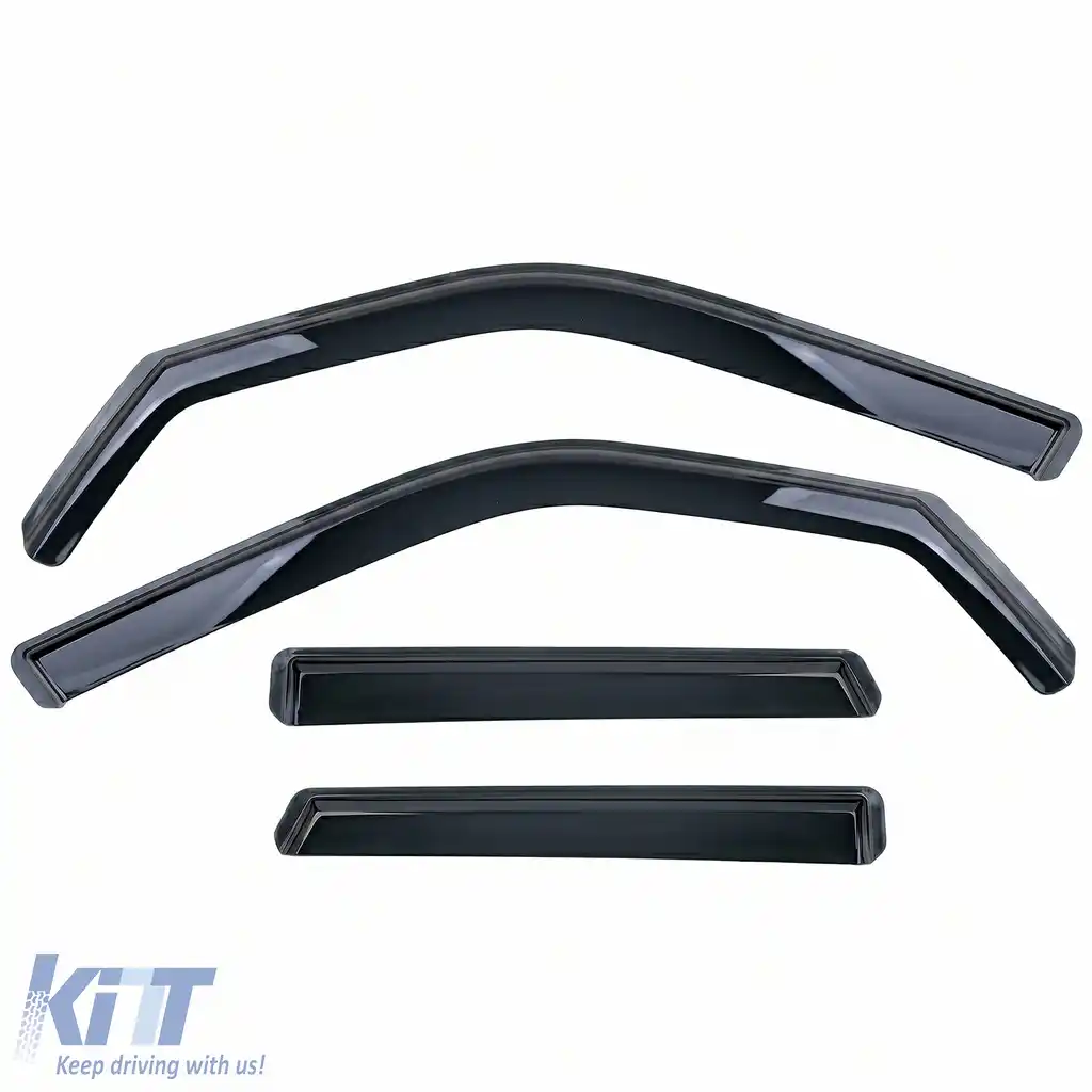 Windabweiser Regenabweiser 4-teilig Negru potrivit pentru Ford Bronco Sport din 2020-image-6259240