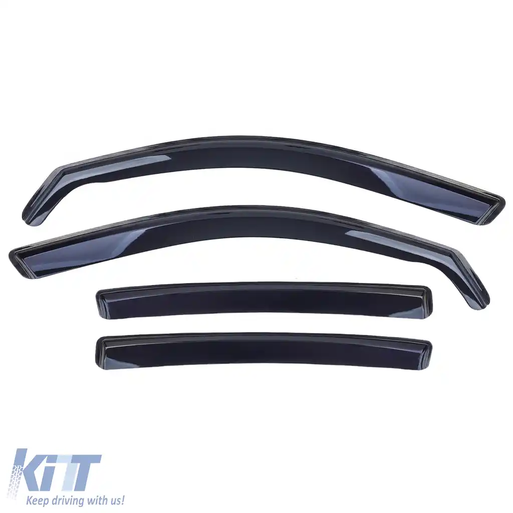 Windabweiser Regenabweiser 4-teilig Negru potrivit pentru Ford Ranger T8 2019-2022-image-6259263