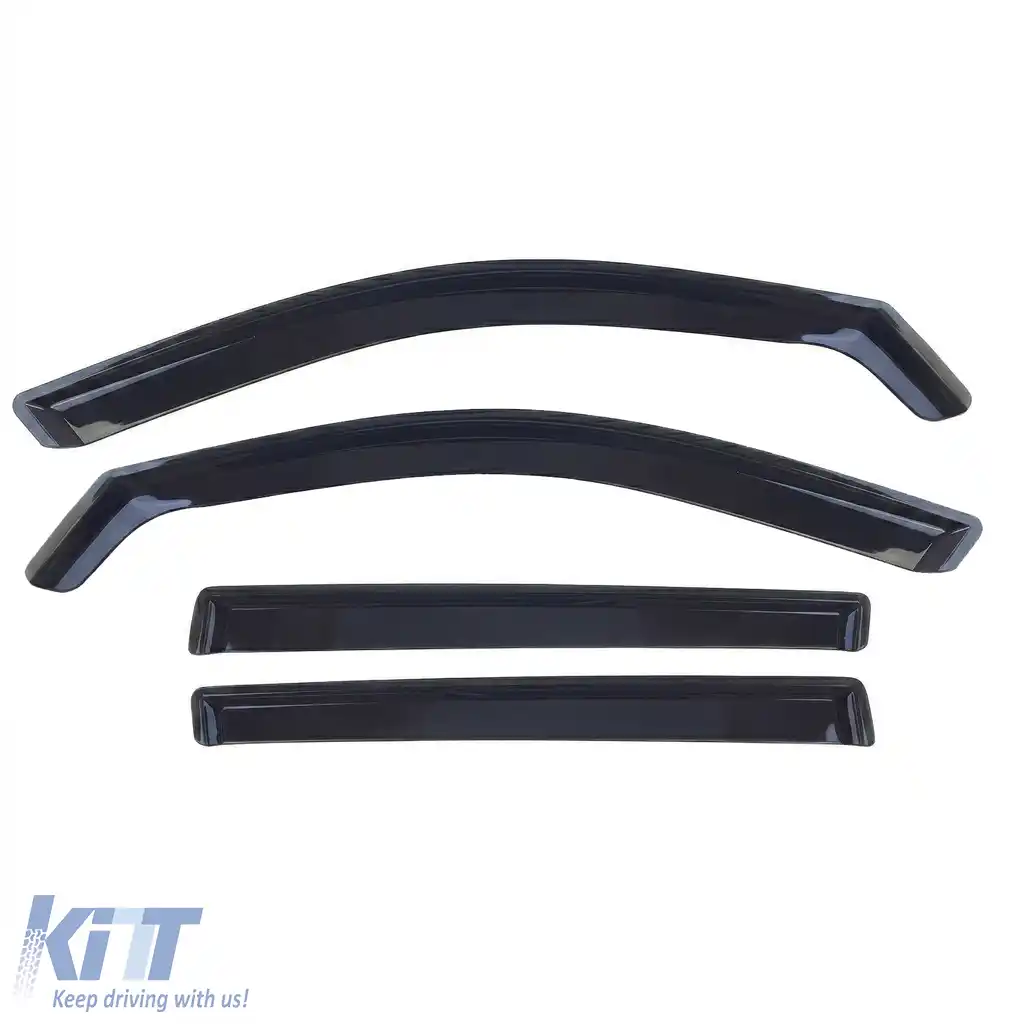 Windabweiser Regenabweiser 4-teilig Negru potrivit pentru Ford Ranger T8 2019-2022-image-6259264